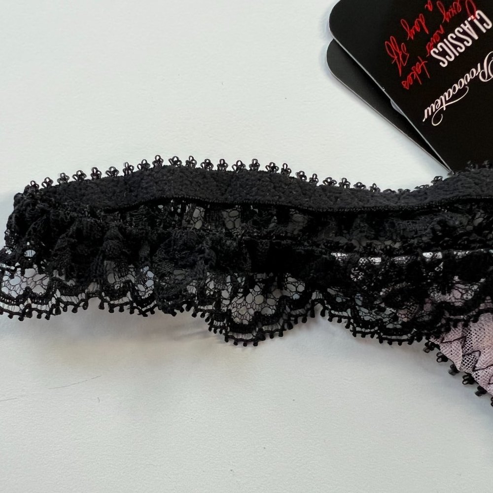 Agent Provocateur FIFI Thong - Black/Pink - BNWT - Sz 2 (S) - Picture 5 of 8